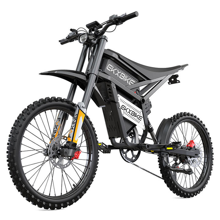 EKXBike E6 Electric Bicycle Adults 3000W(Peak) Motors 25inch Tire Electric Bike 52V40AH Battery Speed 60Kmh Mountain E-bikes