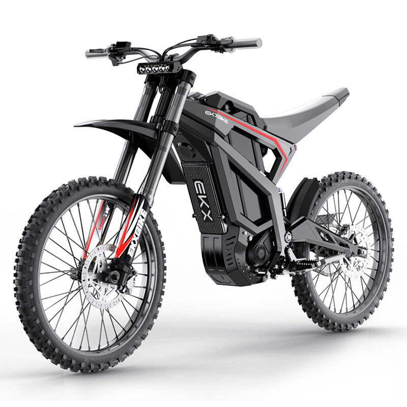 EKXBike M1 Adult Electric Motorcycle 16.8KW(Peak) Mid-Mounted Motor 72V/50AH Removable Battery, Top Speed 100KM/H Off Road Electric Mountain Bike