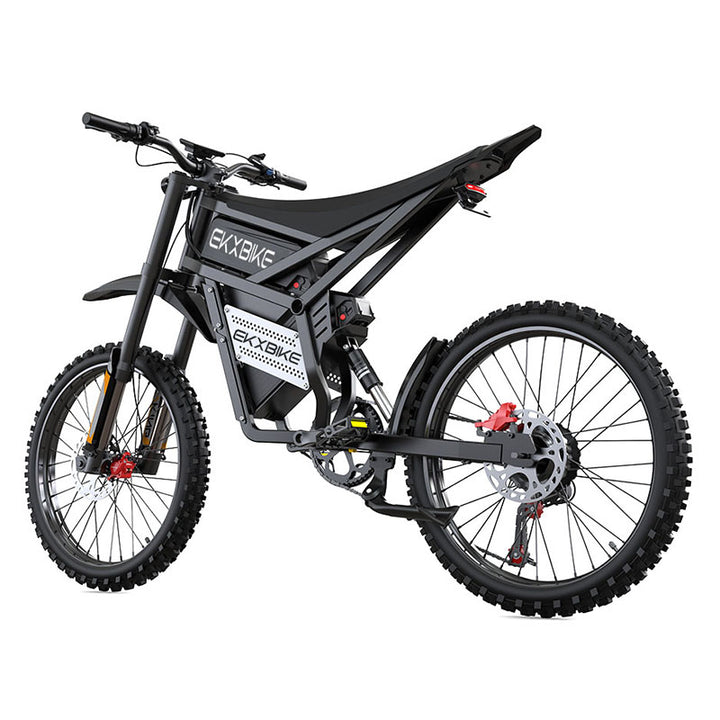 EKXBike E6 Electric Bicycle Adults 3000W(Peak) Motors 25inch Tire Electric Bike 52V40AH Battery Speed 60Kmh Mountain E-bikes