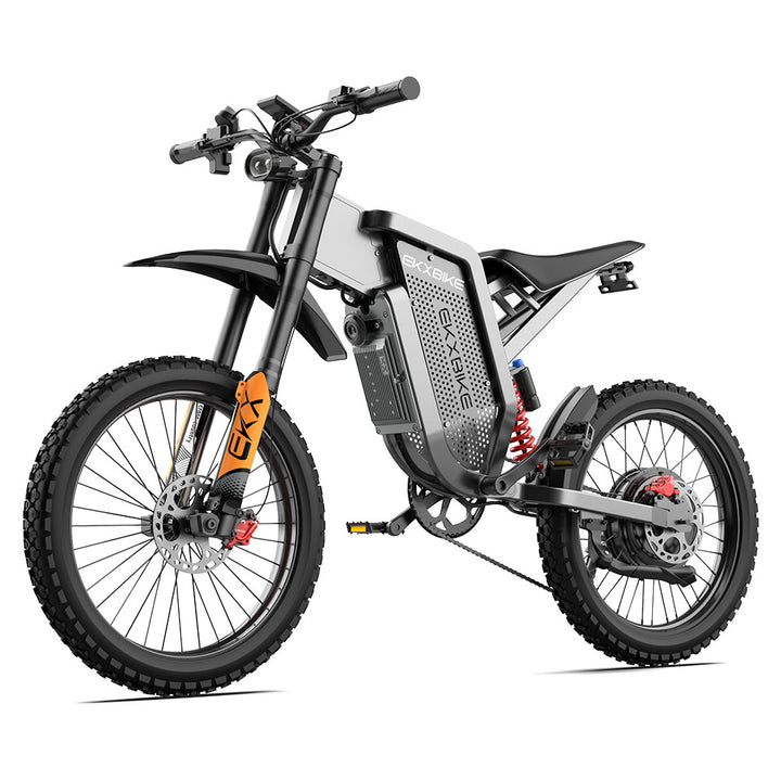 EKX X21 Max Electric Motorcycles 3000W Brushless Gearless Motors 60V30AH Lithium Battery Speed 85Kmh Adult Off Road Ebike