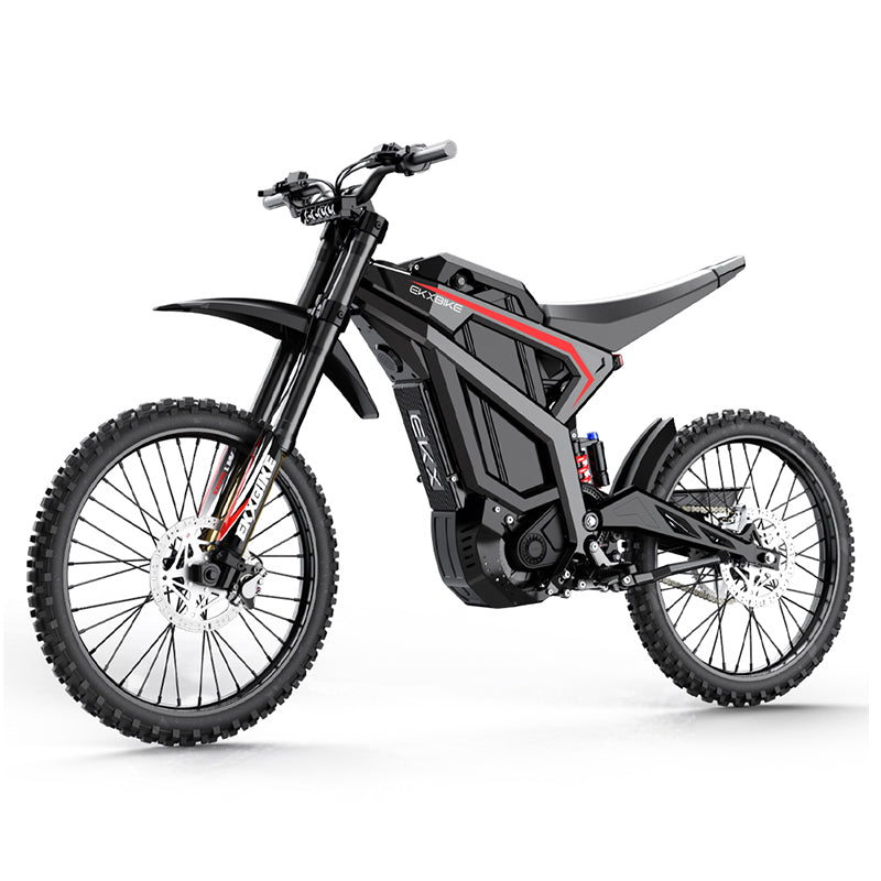 EKXBike M1 Adult Electric Motorcycle 16.8KW(Peak) Mid-Mounted Motor 72V/50AH Removable Battery, Top Speed 100KM/H Off Road Electric Mountain Bike