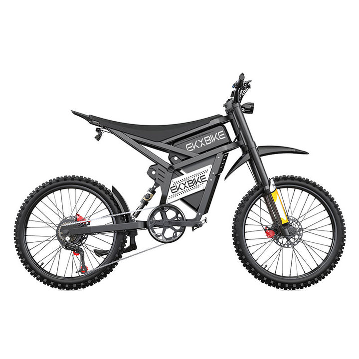EKXBike E6 Electric Bicycle Adults 3000W(Peak) Motors 25inch Tire Electric Bike 52V40AH Battery Speed 60Kmh Mountain E-bikes