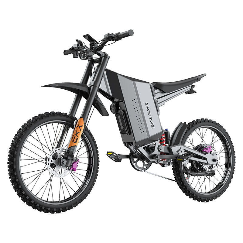 EKXBike GTS | X22 Electric Motorcycles 8000W(Peak) Brushless Gearless Motors 72V30AH Lithium Battery Speed 85Kmh Adult Off Road Ebike
