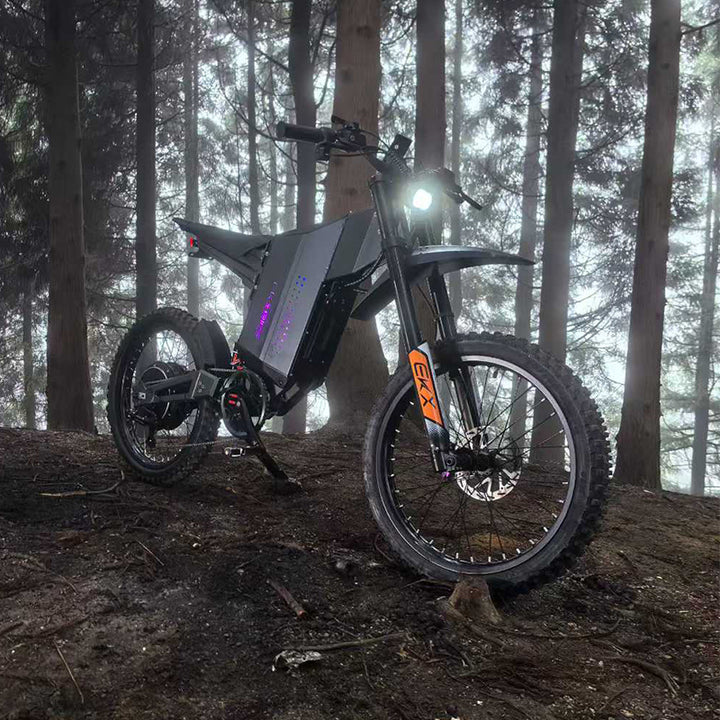 EKXBike GTS | X22 Electric Motorcycles 8000W(Peak) Brushless Gearless Motors 72V30AH Lithium Battery Speed 85Kmh Adult Off Road Ebike