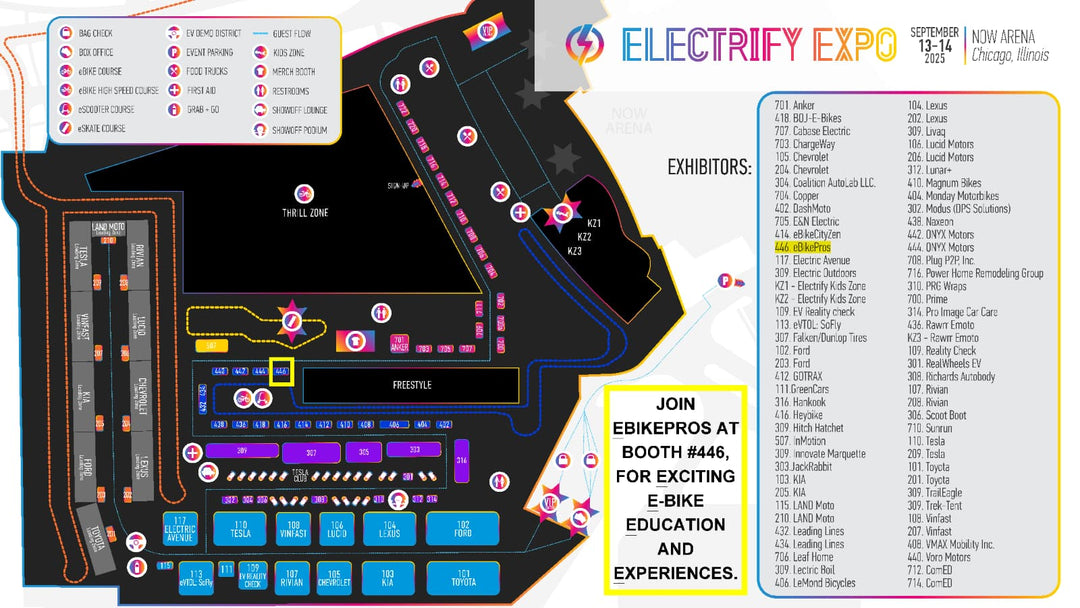 EKXBike will attend ELECTRIFY EXPO on September 13-14, 2025 in Chicago, USA.
