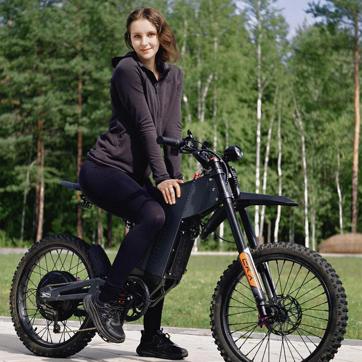 EKXBike GTS | X22 Electric Motorcycles 12000W(Peak) Brushless Gearless Motors 72V30AH Lithium Battery Speed 85Kmh Adult Off Road Ebike