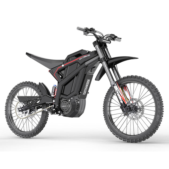 EKXBike M1 Adult Electric Motorcycle 16.8KW(Peak) Mid-Mounted Motor 72V/50AH Removable Battery, Top Speed 100KM/H Off Road Electric Mountain Bike