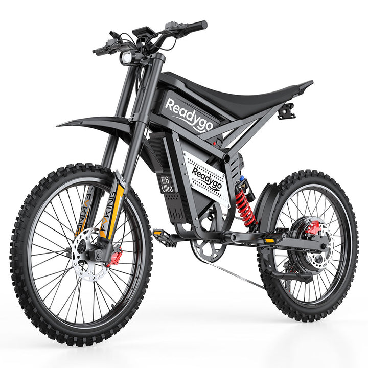 EKXBike/Readygo E6 Ultra Electric Bicycle 3000W Brushless Gearless Motors 60V30AH Lithium Battery Speed 85Kmh Adult Off Road Ebike