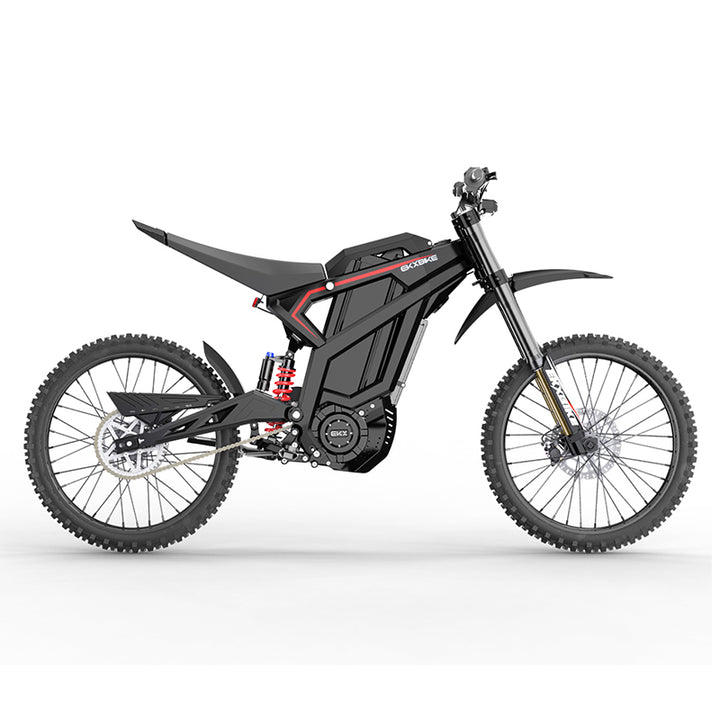 EKXBike M1 Adult Electric Motorcycle 16.8KW(Peak) Mid-Mounted Motor 72V/50AH Removable Battery, Top Speed 100KM/H Off Road Electric Mountain Bike